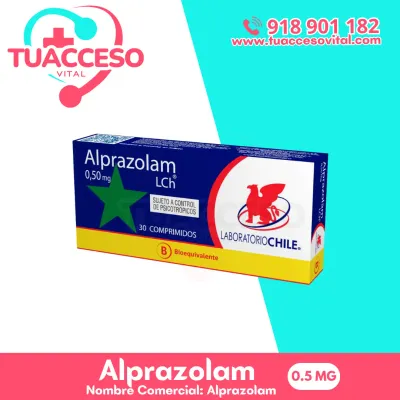 Imagen de Alprazolam 0.5 mg