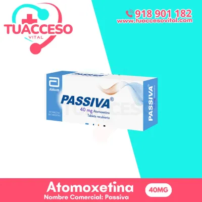 Imagen de Atomoxetina Passiva 40 mg