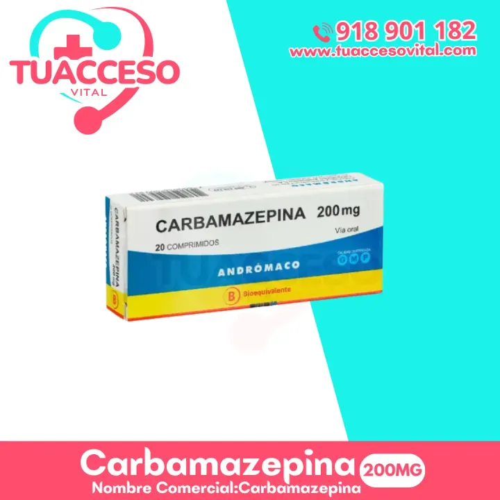 Imagen de Carbamazepina 200 mg