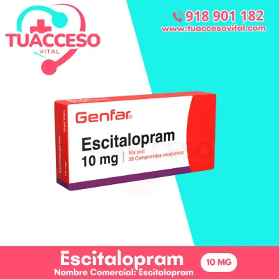 Imagen de Escitalopram 10 mg