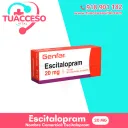 Empaque de Escitalopram 20 mg