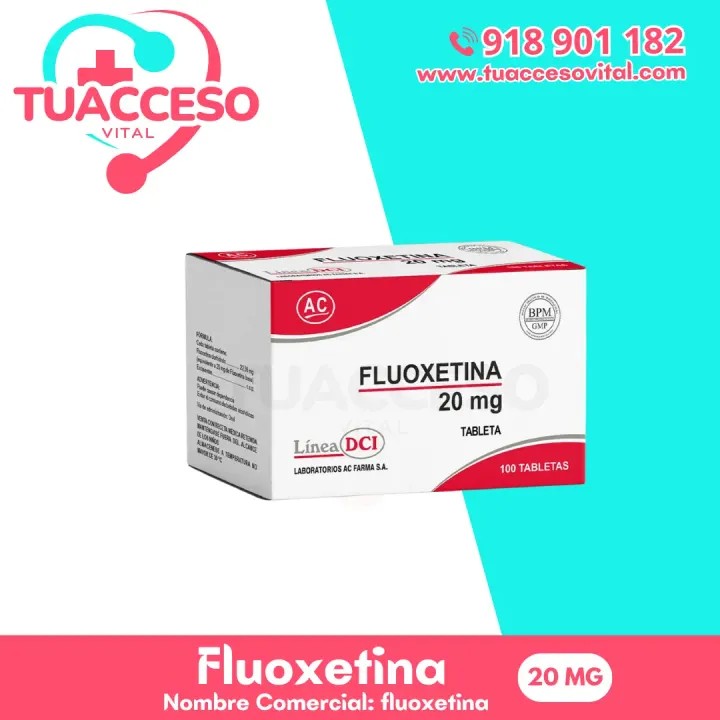 Imagen de Fluoxetina 20 mg