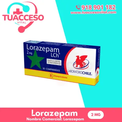 Imagen de Lorazepam 2 mg
