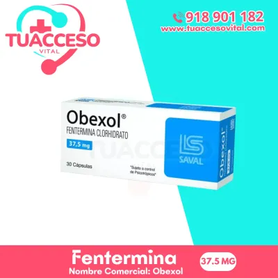 Imagen de Obexol 37.5 mg