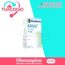Empaque de Olanzapina 10 mg