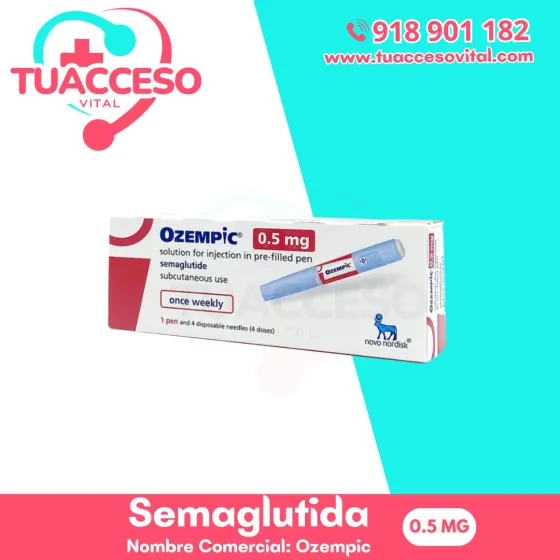 Empaque de Ozempic 0.25 mg
