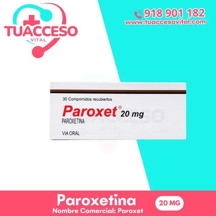 Imagen de Paroxetina 20 mg