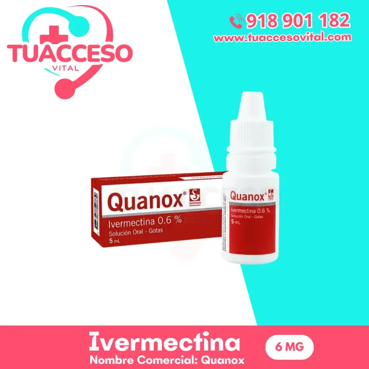 Imagen de Quanox Ivermectina 6 mg