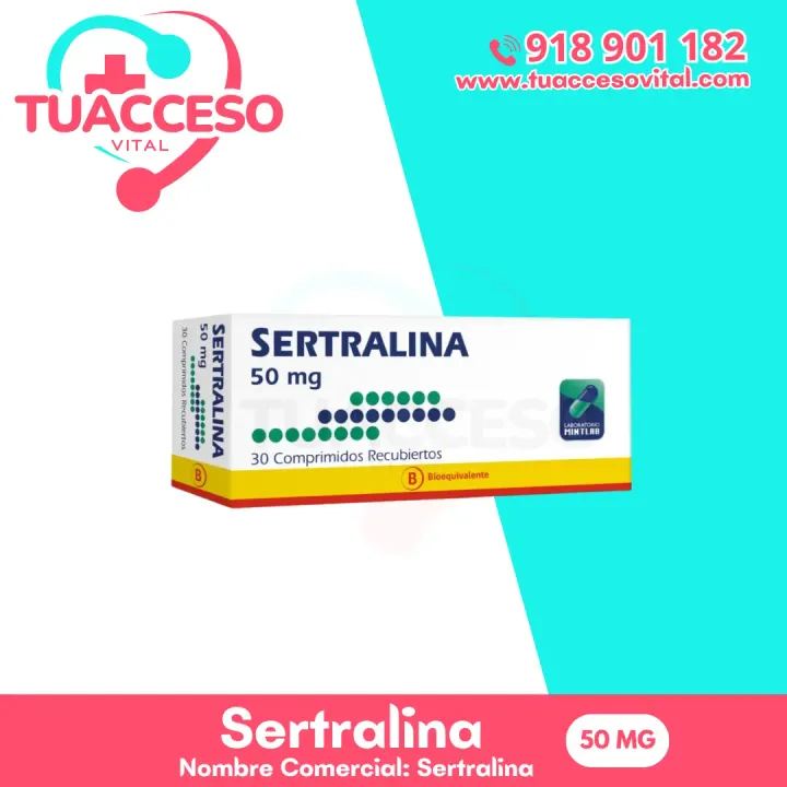 Imagen de Sertralina 50 mg