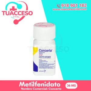 CONCERTA 36 MG X 30 UNIDADES